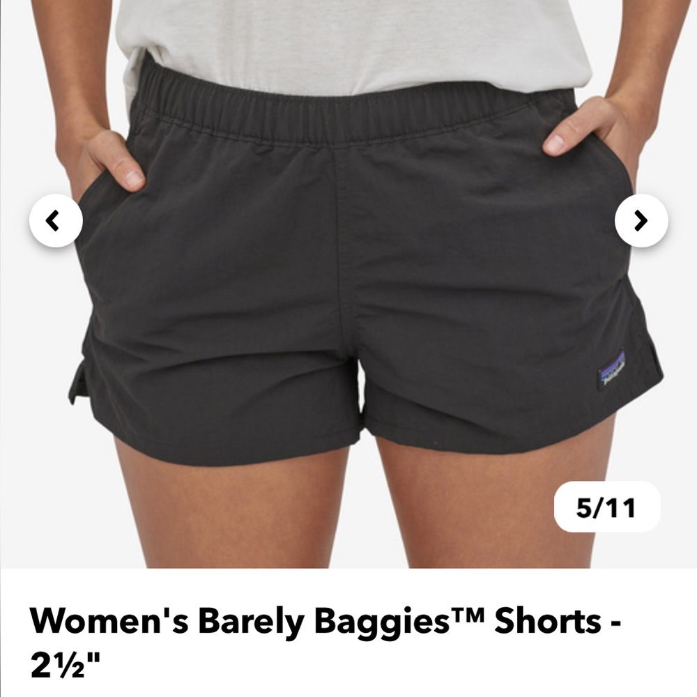 BLUE Patagonia Women's Barely Baggies Shorts - 2½" XS